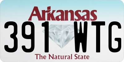 AR license plate 391WTG
