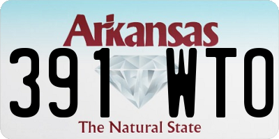 AR license plate 391WTO