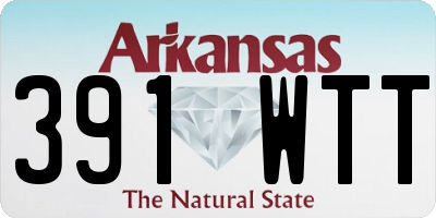 AR license plate 391WTT