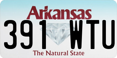 AR license plate 391WTU