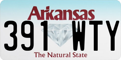 AR license plate 391WTY