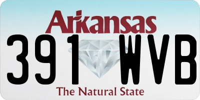 AR license plate 391WVB
