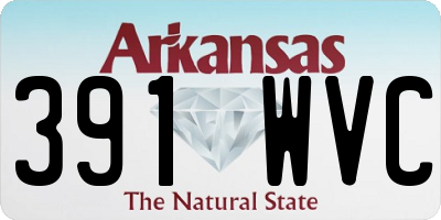 AR license plate 391WVC