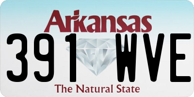AR license plate 391WVE