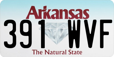 AR license plate 391WVF