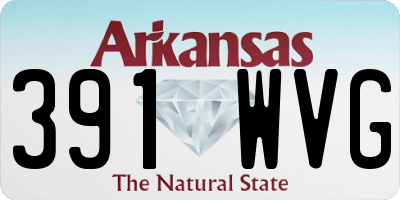AR license plate 391WVG