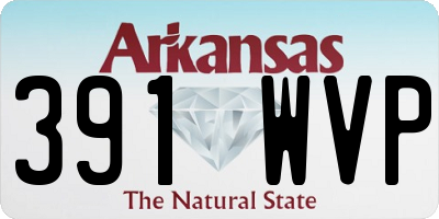 AR license plate 391WVP