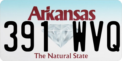 AR license plate 391WVQ