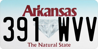 AR license plate 391WVV