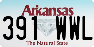 AR license plate 391WWL