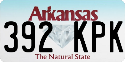 AR license plate 392KPK