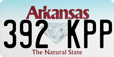 AR license plate 392KPP