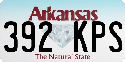 AR license plate 392KPS