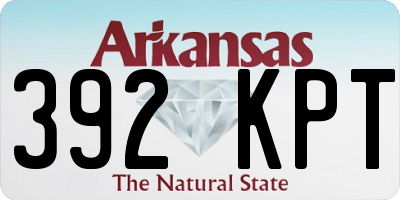 AR license plate 392KPT