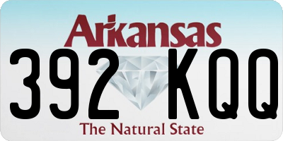 AR license plate 392KQQ