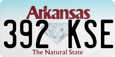 AR license plate 392KSE