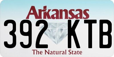 AR license plate 392KTB
