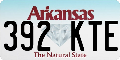 AR license plate 392KTE