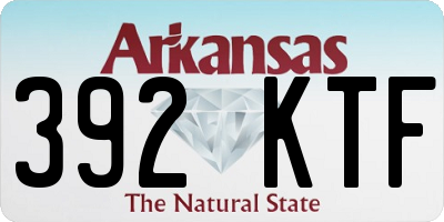 AR license plate 392KTF