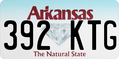 AR license plate 392KTG