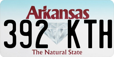 AR license plate 392KTH