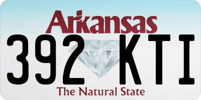 AR license plate 392KTI