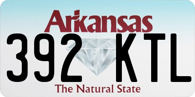 AR license plate 392KTL