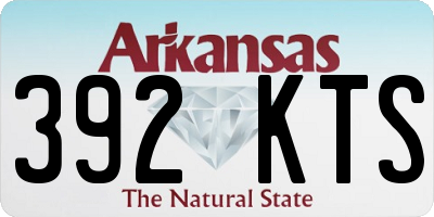 AR license plate 392KTS