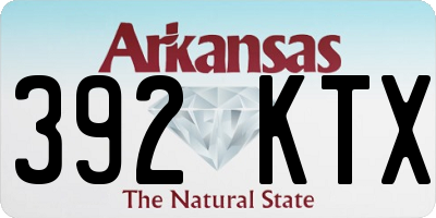 AR license plate 392KTX