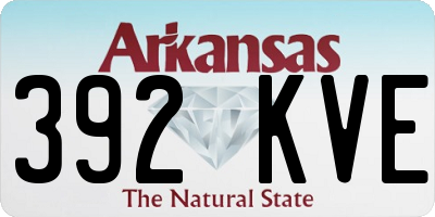AR license plate 392KVE