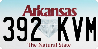 AR license plate 392KVM
