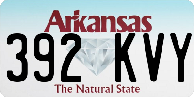 AR license plate 392KVY
