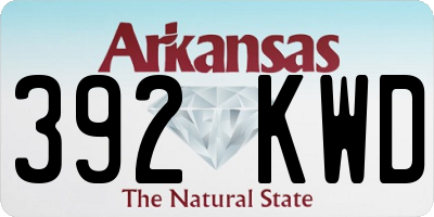AR license plate 392KWD