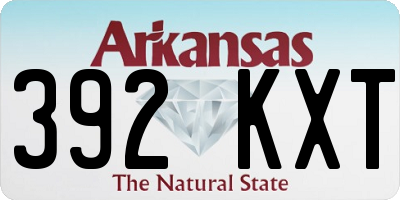 AR license plate 392KXT