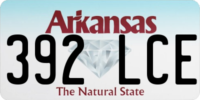 AR license plate 392LCE