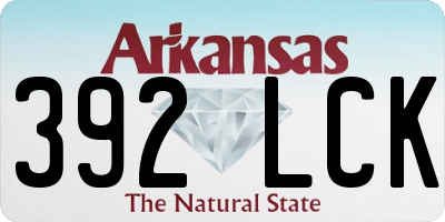 AR license plate 392LCK