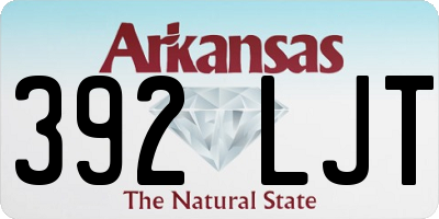 AR license plate 392LJT