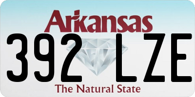 AR license plate 392LZE