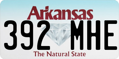 AR license plate 392MHE