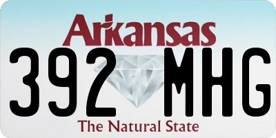 AR license plate 392MHG