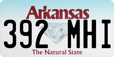 AR license plate 392MHI