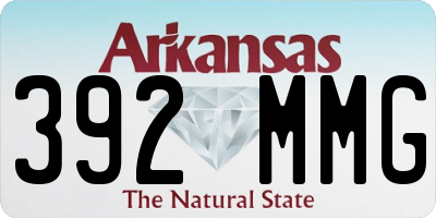 AR license plate 392MMG