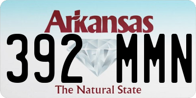 AR license plate 392MMN
