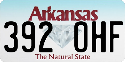 AR license plate 392OHF