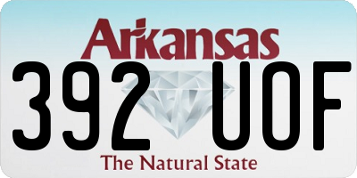 AR license plate 392UOF