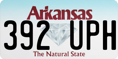 AR license plate 392UPH