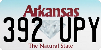 AR license plate 392UPY