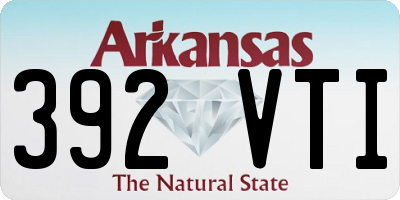 AR license plate 392VTI
