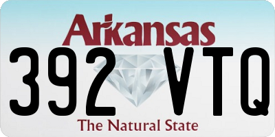 AR license plate 392VTQ