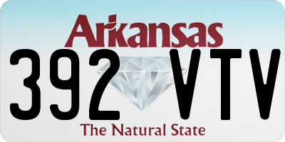 AR license plate 392VTV